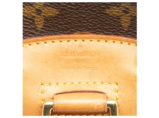 Mini Montsouris Monogramma Marrone Louis Vuitton - vista 5
