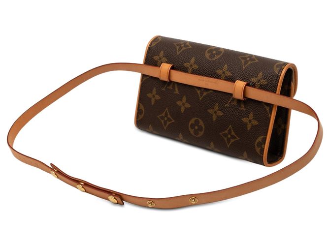 Pochette Florentine Monogramma Marrone Louis Vuitton - vista 2
