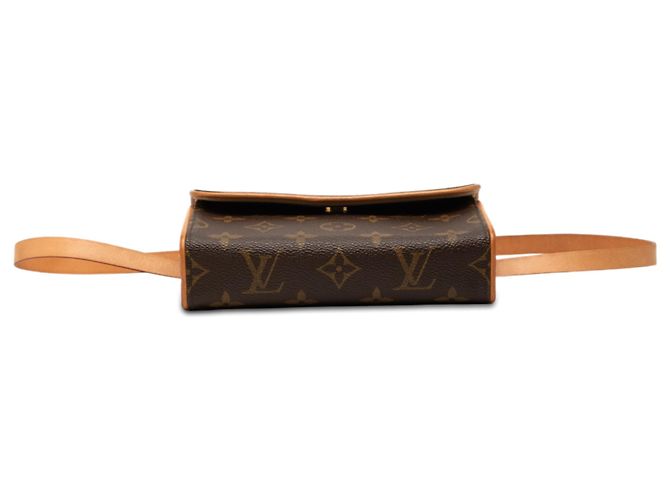 Pochette Florentine Monogramma Marrone Louis Vuitton - vista 3