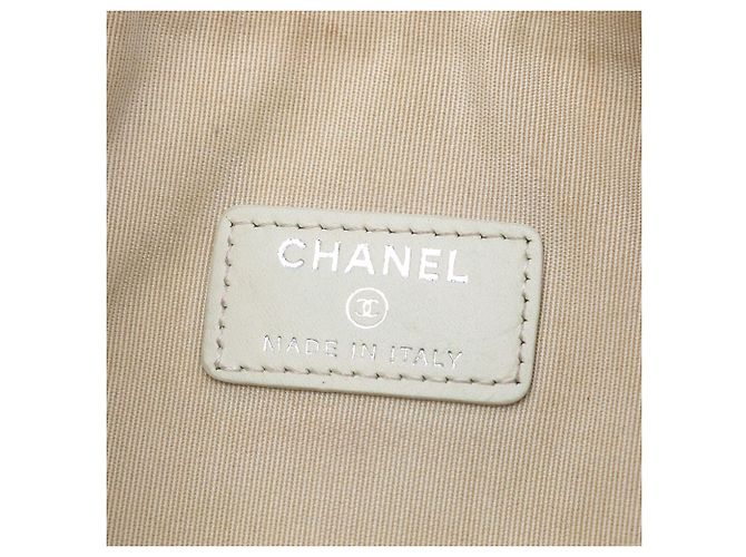 Clutch Chanel Blue Small Denim Deauville O Case Blu chiaro - vista 5