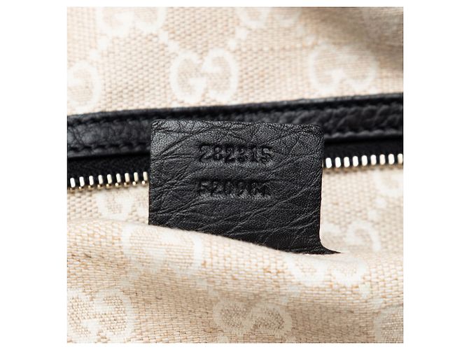 Borsa Diana in pelle di vitello nera con bambù Gucci Nero - vista 6