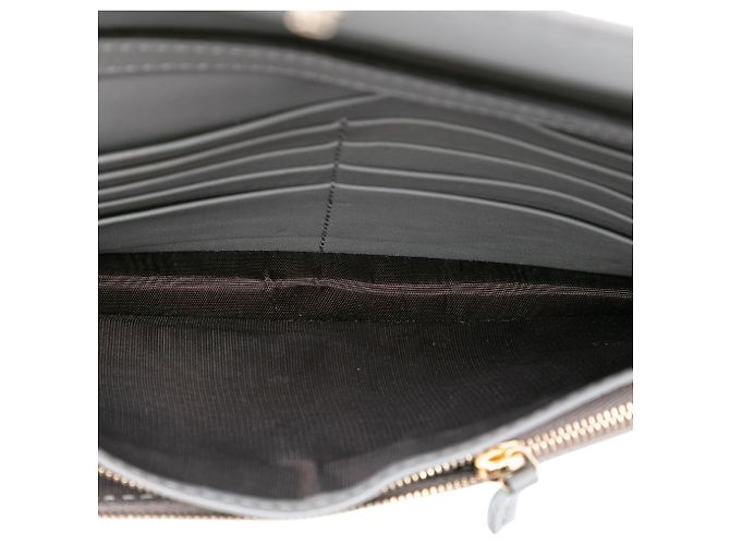 Portafoglio Gucci Microguccissima grigio con tracolla Marrone - vista 4