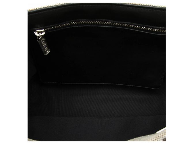 Chanel Graue CC Camellia No. 5 Choco Bar Canvas Tote - Ansicht 4