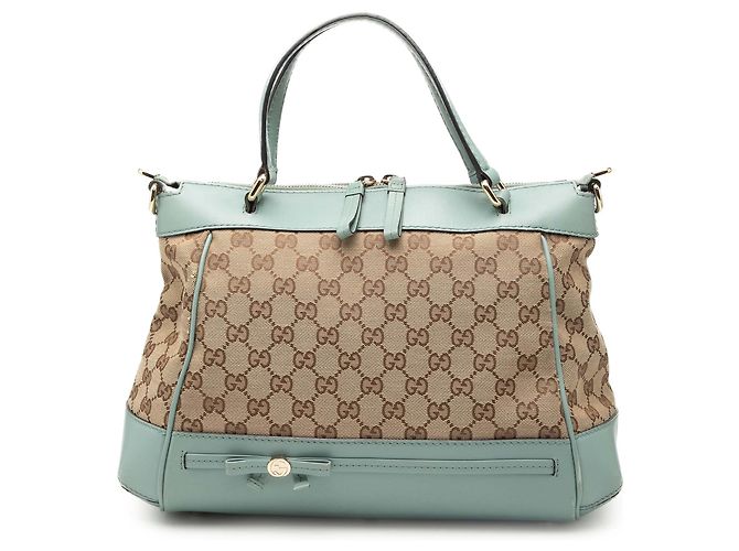 Gucci Beiger GG Canvas Mayfair Handtasche - Ansicht 2