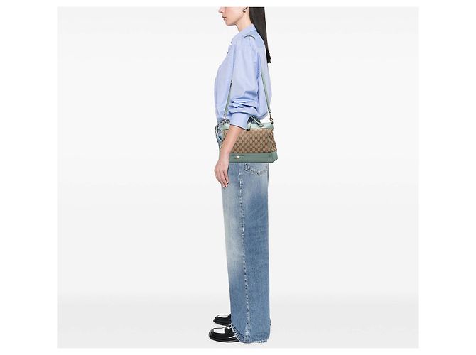 Gucci Beiger GG Canvas Mayfair Handtasche - Ansicht 7