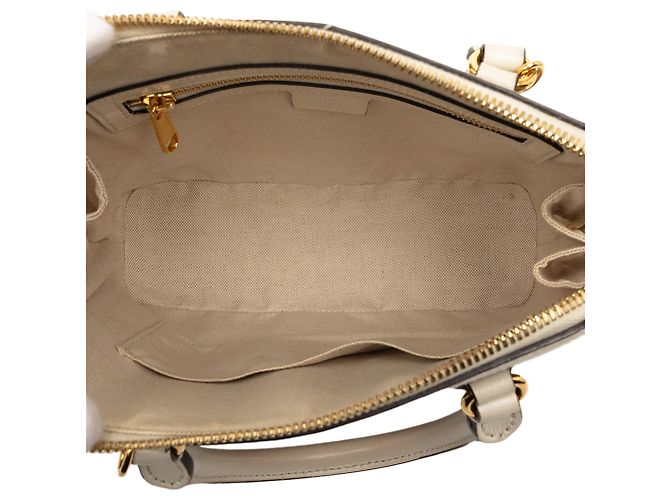 Borsa Gucci Beige Piccola GG Supreme Horsebit 1955 - vista 4