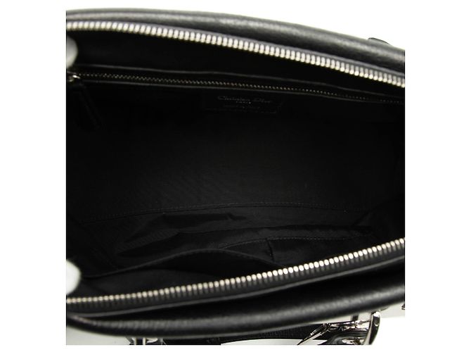Borsa Granville in pelle di vitello nera Dior - vista 4