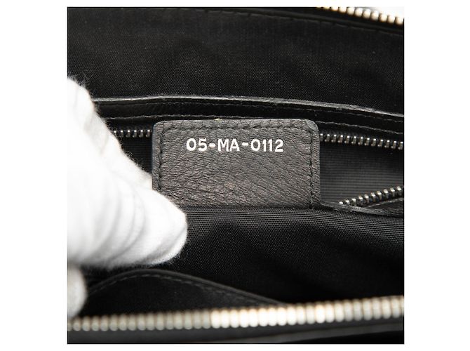 Borsa Granville in pelle di vitello nera Dior - vista 6