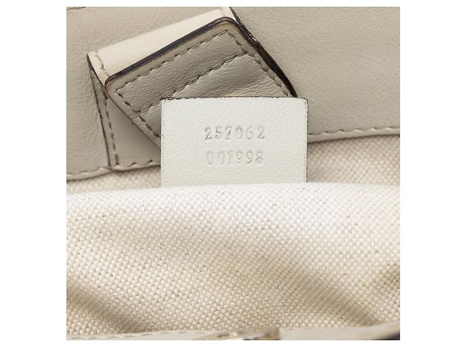 Borsa Tote Mayfair Guccissima Bianca Gucci Bianco - vista 5