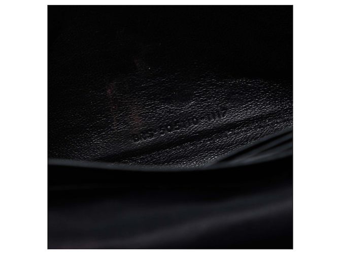 Portafoglio Kate Monogram in paillettes nere Saint Laurent con catena Nero - vista 6