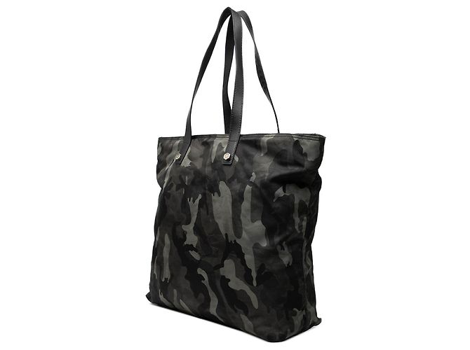 Graue Tessuto Camouflage Tote von Prada Braun - Ansicht 2