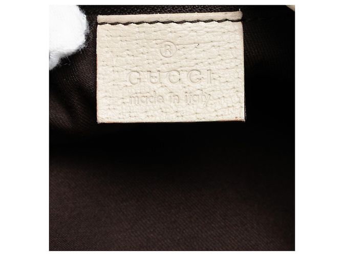 Borsa a tracolla Gucci in tela GG beige Abbey D Ring - vista 5