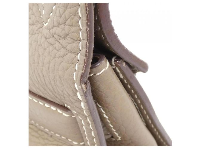 Jypsiere Schultertasche von Hermès Taupe - Ansicht 5