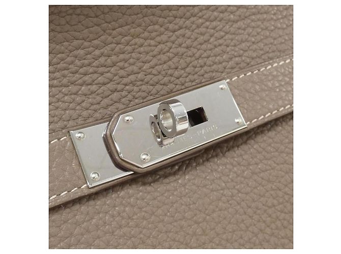 Jypsiere Schultertasche von Hermès Taupe - Ansicht 6