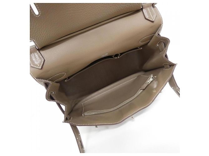Jypsiere Schultertasche von Hermès Taupe - Ansicht 9