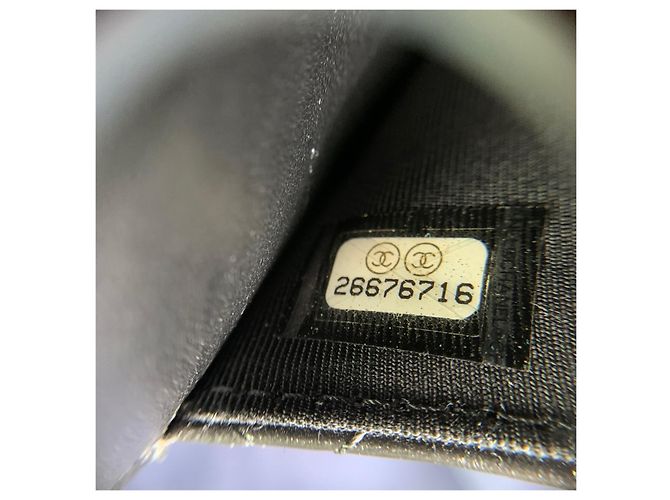 Chanel Woc 2.55 Emblem Edizione Limitata Borsa a Catena in Pelle Nera Nero - vista 6