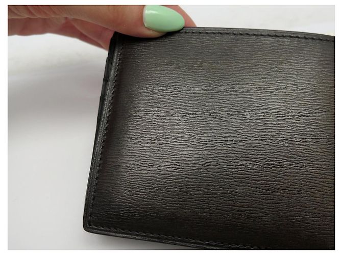 BERLUTI EISBRAUN LEDERWALLET + BRAUNER LEDERBILLETETRÄGER - Ansicht 11