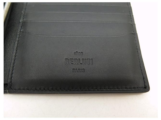 BERLUTI EISBRAUN LEDERWALLET + BRAUNER LEDERBILLETETRÄGER - Ansicht 5