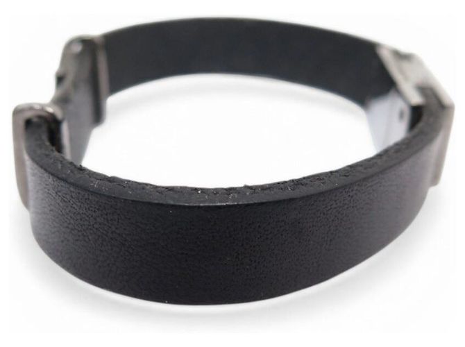 BRACCIALE SAINT LAURENT CASSANDRE 708815 16 CM IN PELLE NERA BRACCIALE IN PELLE Nero - vista 2