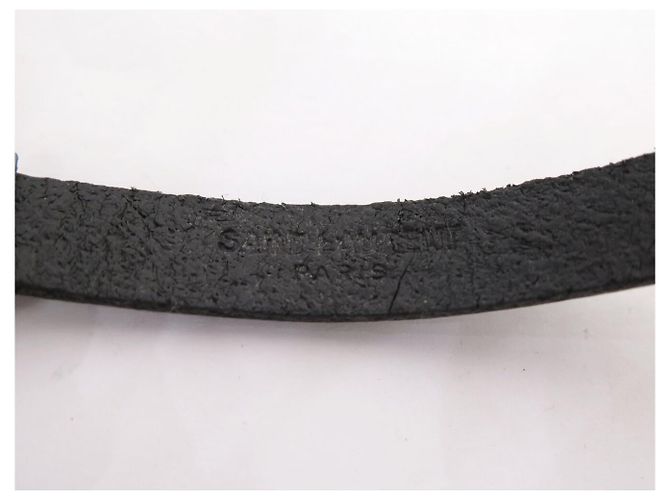 BRACCIALE SAINT LAURENT CASSANDRE 708815 16 CM IN PELLE NERA BRACCIALE IN PELLE Nero - vista 9