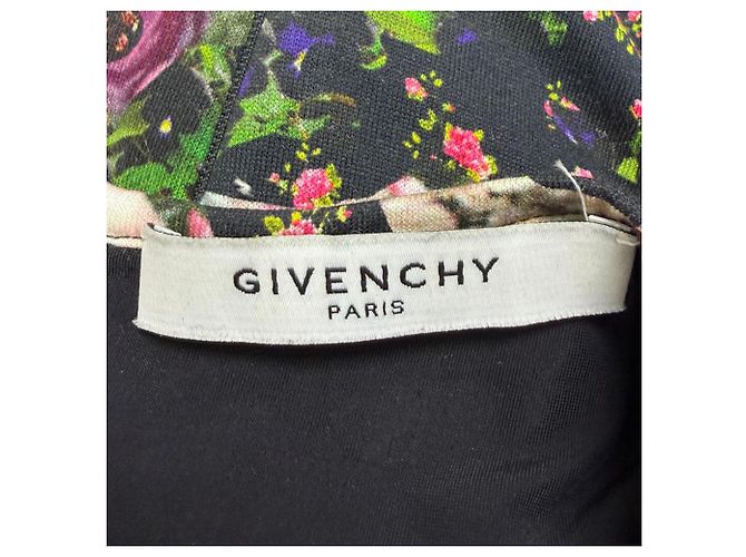 Abito Midi con Stampa Floreale Givenchy in Cotone Multicolore - vista 4