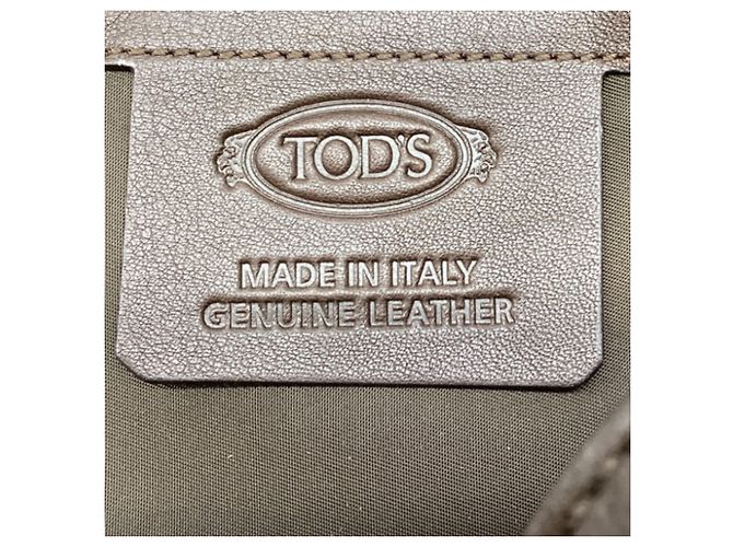 Borsa a tracolla con borchie Tod's in pelle marrone Rosso - vista 11