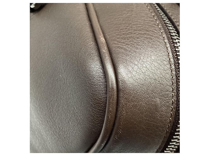 Borsa a tracolla con borchie Tod's in pelle marrone Rosso - vista 15