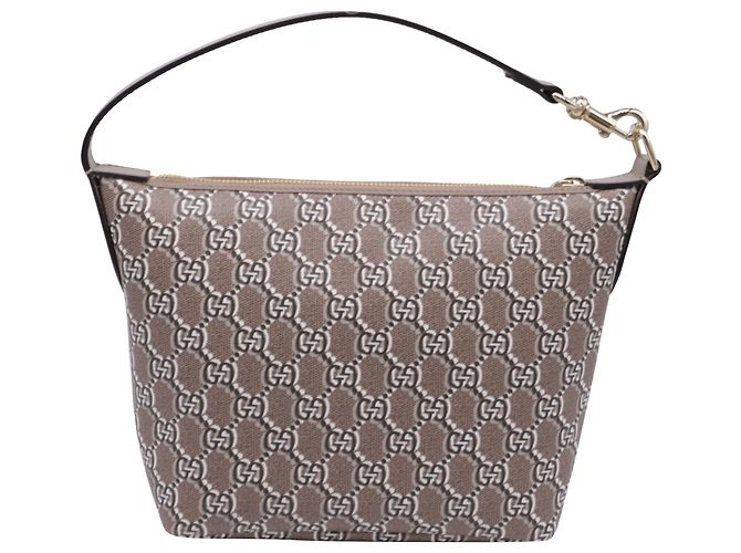Borsa a Spalla Gucci GG Shadow Monogram Super Mini Ophidia in Pelle Beige Multicolore - vista 4