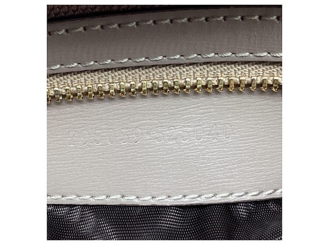 Borsa a Spalla Gucci GG Shadow Monogram Super Mini Ophidia in Pelle Beige Multicolore - vista 7
