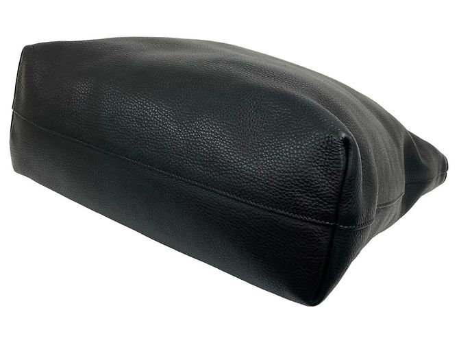 Borsa in pelle con logo Prada e hardware 2 in 1 Nero - vista 8
