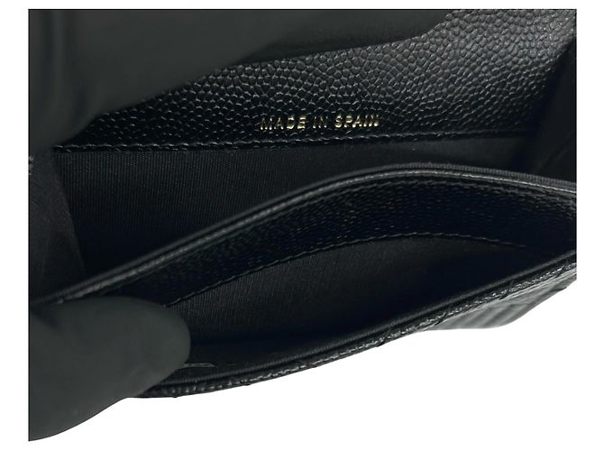 Tarjetero V-stitch Boy de Chanel Negro - vista 8