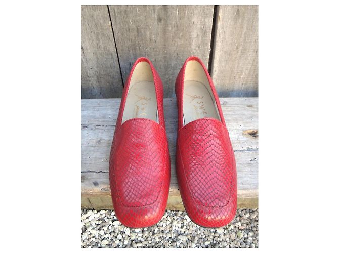 Autre Marque Mocassini Sweet Pandière in pelle rossa 37 Rosso - vista 4