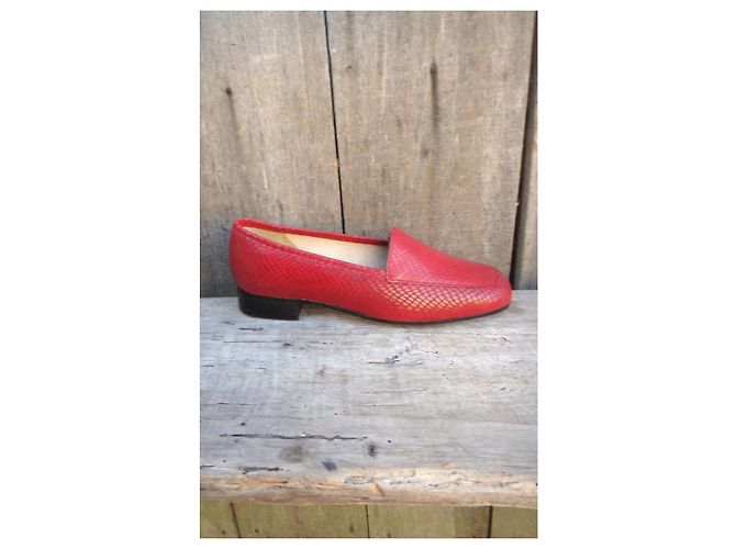 Autre Marque Mocassini Sweet Pandière in pelle rossa 37 Rosso - vista 8