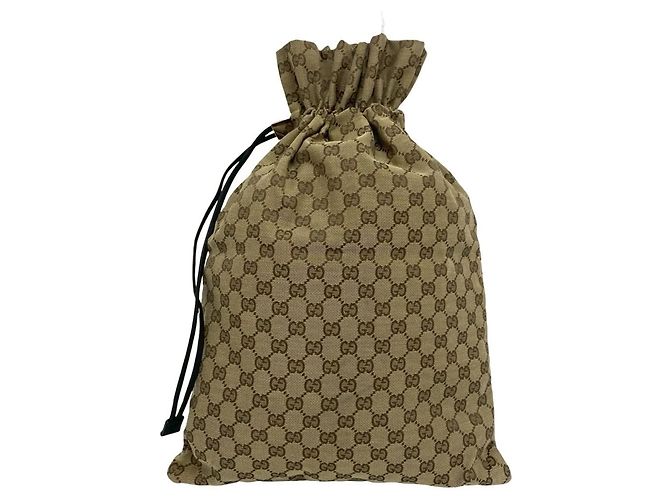 Gucci GG Canvas Leder Tasche Braun - Ansicht 3