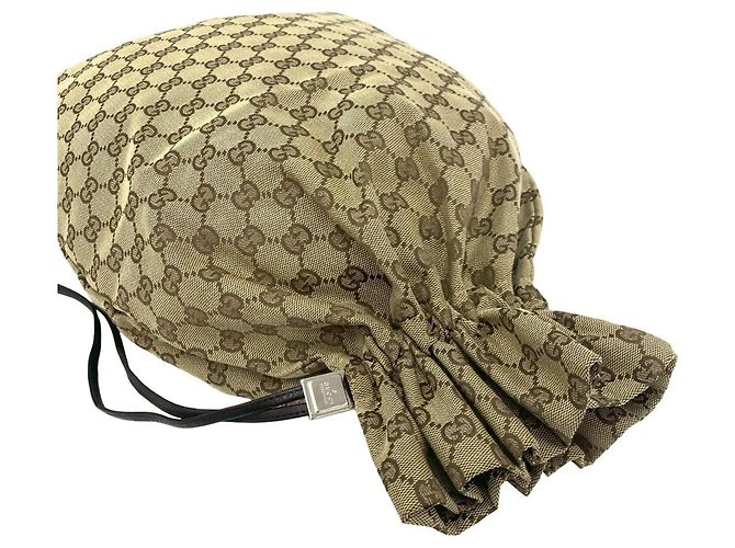 Gucci GG Canvas Leder Tasche Braun - Ansicht 4