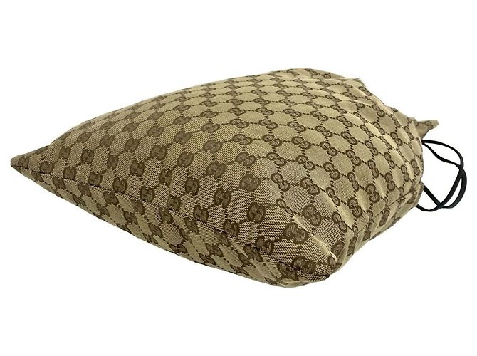 Gucci GG Canvas Leder Tasche Braun - Ansicht 8