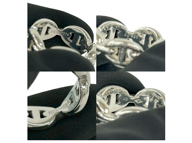Ring Anello in Argento Sterlingo 925 Enchainée di Hermès - vista 3