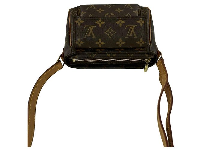 Louis Vuitton Vintage Vivacite PM Schultertasche Braun - Ansicht 4