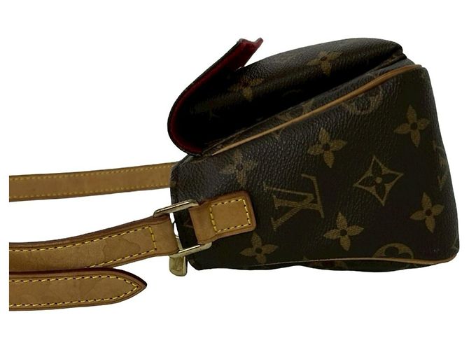 Louis Vuitton Vintage Vivacite PM Schultertasche Braun - Ansicht 5