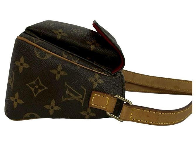 Louis Vuitton Vintage Vivacite PM Schultertasche Braun - Ansicht 6