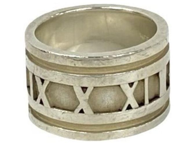 Tiffany & Co Anello Larghezza Atlas Vintage Tiffany Argento - vista 4