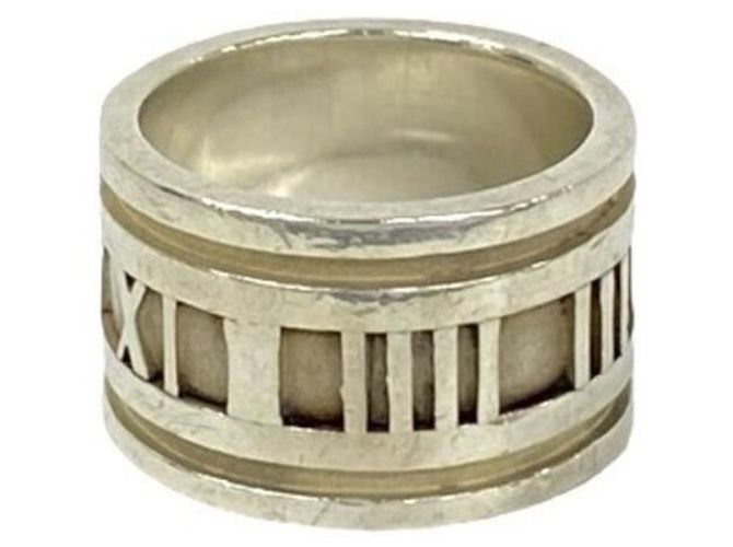Tiffany & Co Anello Larghezza Atlas Vintage Tiffany Argento - vista 5