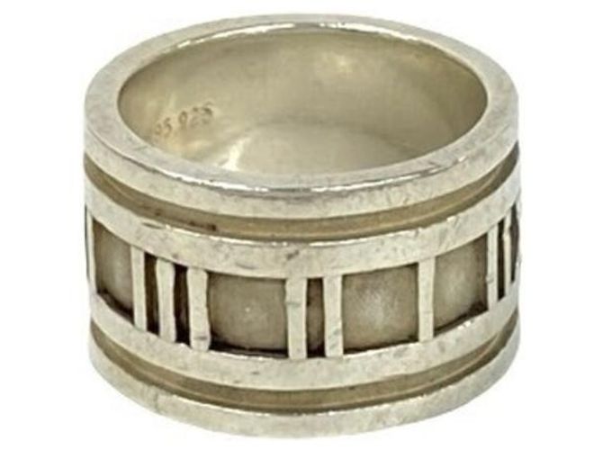 Tiffany & Co Anello Larghezza Atlas Vintage Tiffany Argento - vista 6