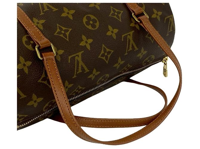 Borsa a mano in pelle Monogram Papillon 26 di Louis Vuitton Marrone - vista 4