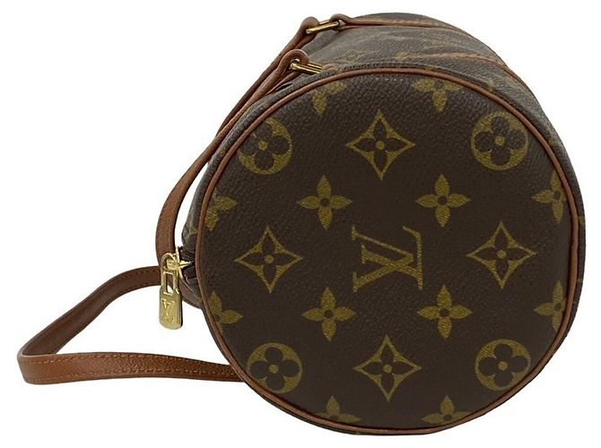 Borsa a mano in pelle Monogram Papillon 26 di Louis Vuitton Marrone - vista 5
