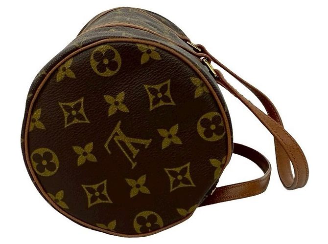 Borsa a mano in pelle Monogram Papillon 26 di Louis Vuitton Marrone - vista 6