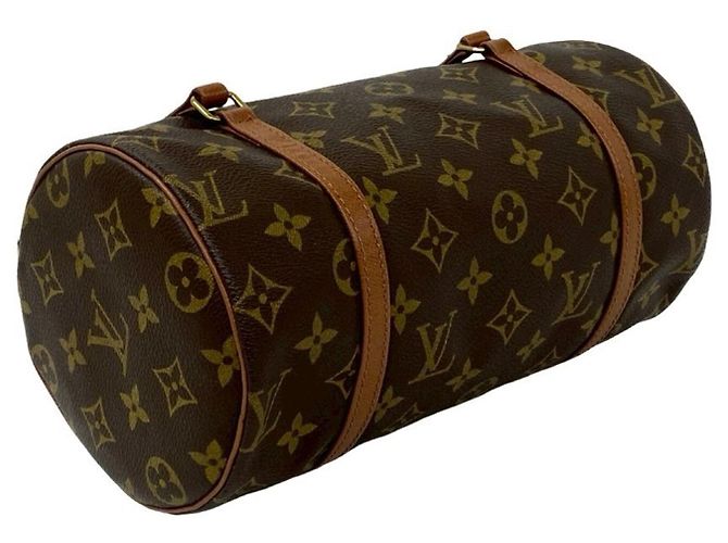 Borsa a mano in pelle Monogram Papillon 26 di Louis Vuitton Marrone - vista 7