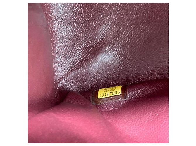 Borsa a catena Chanel 2.55 grande in pelle nera Nero - vista 8
