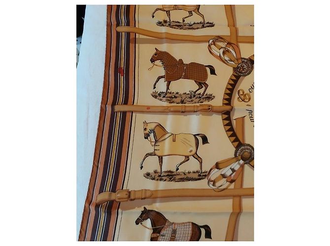 Hermès Cobertores e roupas de dia para o estábulo, espera e apresentação Castanho claro - vista 10