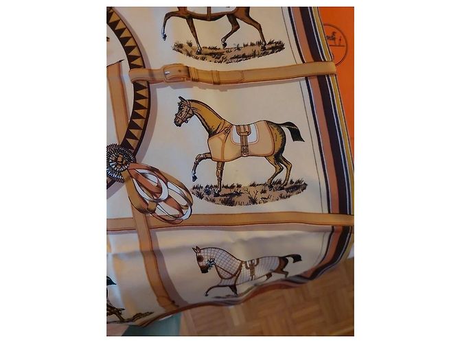 Hermès Cobertores e roupas de dia para o estábulo, espera e apresentação Castanho claro - vista 5
